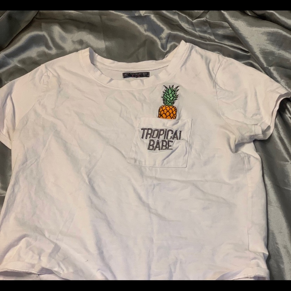 Tropical babe shirt